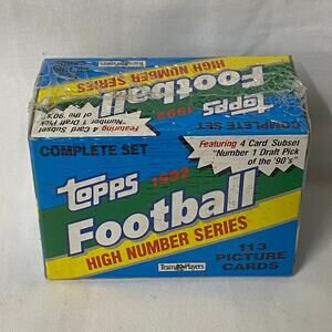 *NEW* BOX 1992 TOPPS FOOTBAL HIGH NUMBER SERIES